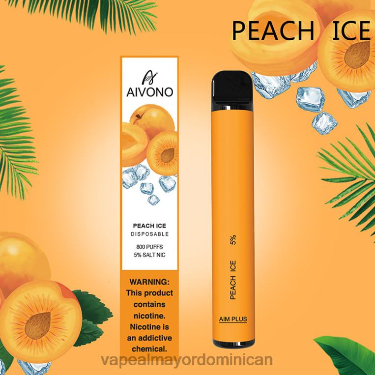 Mayorista Vape ZFFP0190 Aivono AIM PLUS 800 hielo de durazno