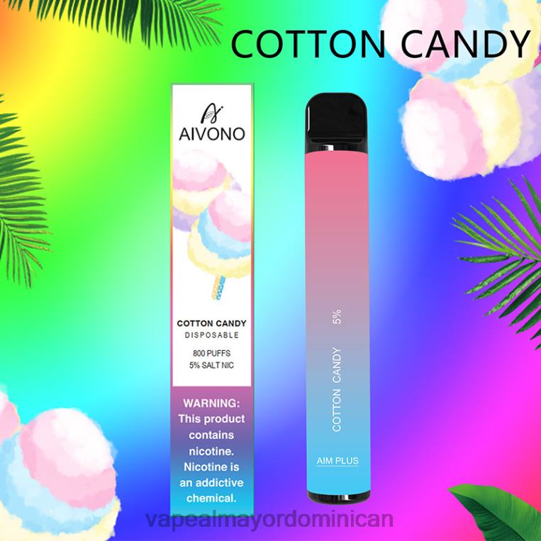Productos De Vapeo Al Por Mayor ZFFP0178 Aivono AIM PLUS 800 algodon de azucar