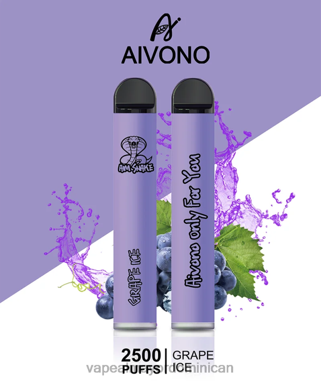 Distribuidor Vapeo Al Por Mayor ZFFP0306 Aivono AIM SNAKE 2500 hielo de uva