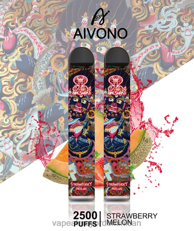 Mayorista Vape ZFFP0320 Aivono AIM SNAKE 2500 melón fresa
