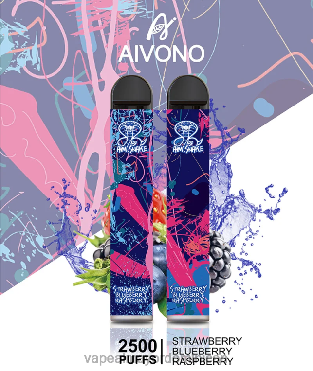 Productos De Vapeo Al Por Mayor ZFFP0318 Aivono AIM SNAKE 2500 fresa arándano frambuesa