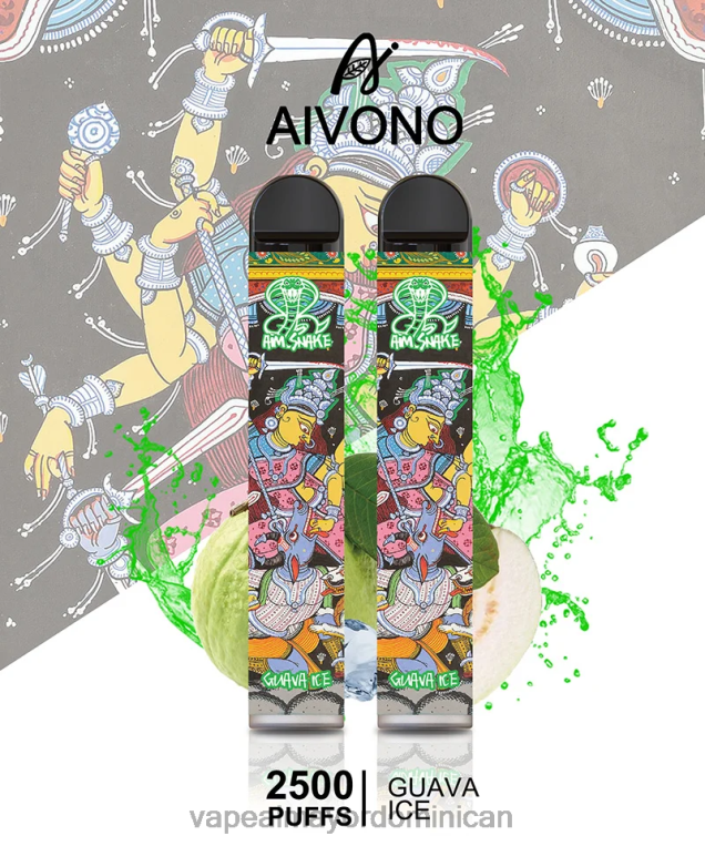 Tienda De Vapeo Al Por Mayor ZFFP0307 Aivono AIM SNAKE 2500 hielo de guayaba