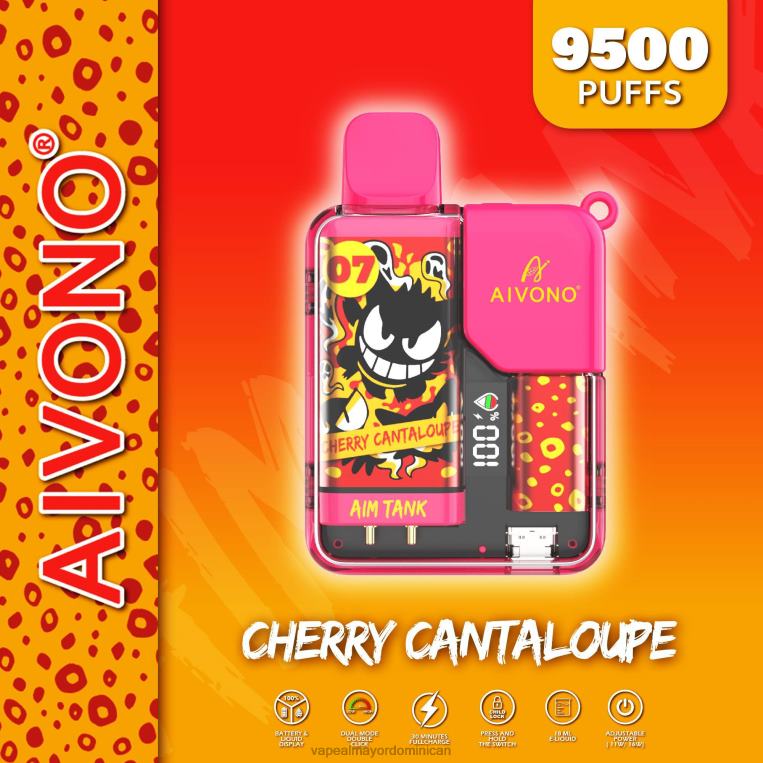 Vapeo Al Por Mayor ZFFP045 Aivono AIM TANK 9500 melón cereza