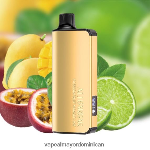 Liquido De Vape Al Por Mayor En República Dominicana 682PB039 Alibarbar Ingot 20000 vaporizadores desechables maracuyá mango lima