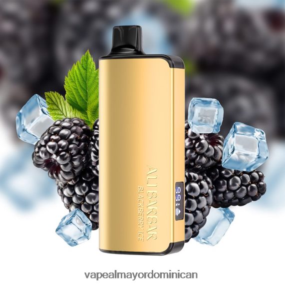 Liquido De Vape Al Por Mayor En República Dominicana 682PB049 Alibarbar Ingot 20000 vaporizadores desechables hielo de mora