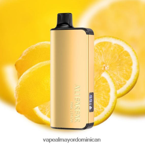 Mayorista Vape 682PB040 Alibarbar Ingot 20000 vaporizadores desechables limon rosa