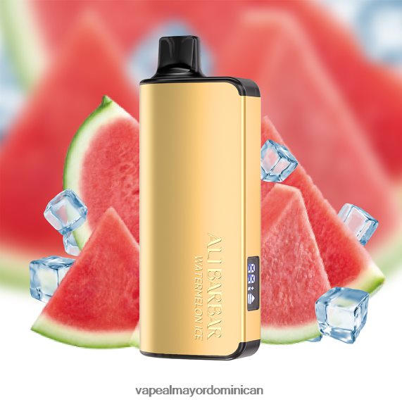 Distribuidor Vapeo Al Por Mayor 682PB026 Alibarbar Ingot 9000 vaporizadores desechables hielo de sandia