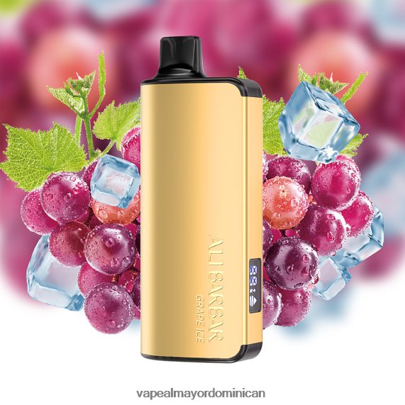 Mayorista Vape 682PB020 Alibarbar Ingot 9000 vaporizadores desechables hielo de uva