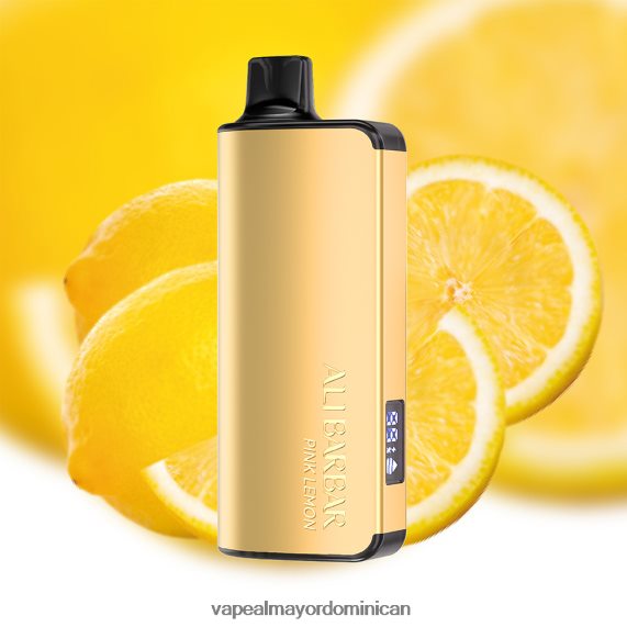 Mayorista Vapeo 682PB023 Alibarbar Ingot 9000 vaporizadores desechables limon rosa