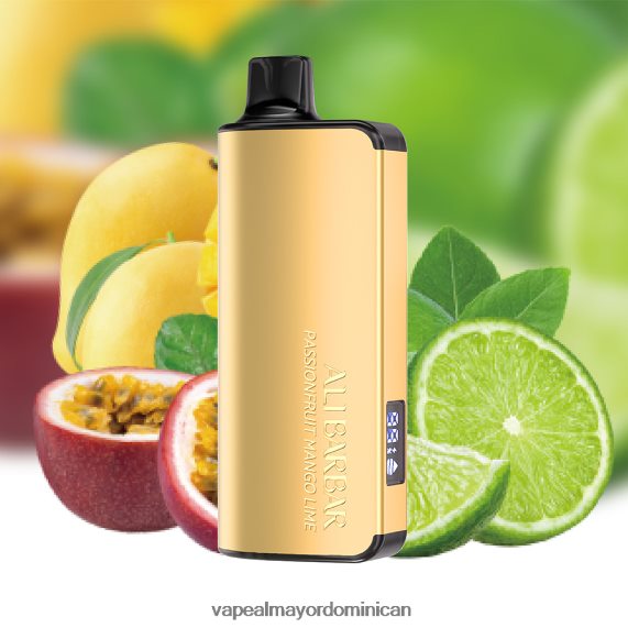 Tienda De Vapeo Al Por Mayor República Dominicana 682PB022 Alibarbar Ingot 9000 vaporizadores desechables maracuyá mango lima
