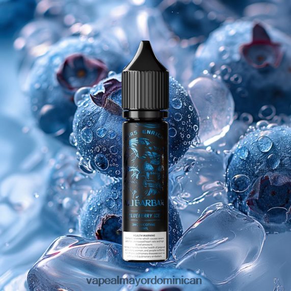 Distribuidor Vapeo Al Por Mayor 682PB086 Alibarbar narguile de ónix hielo de arándanos