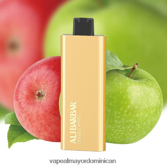 Distribuidor Vapeo Al Por Mayor 682PB066 Alibarbar Pandora 7000 vaporizadores desechables manzana doble