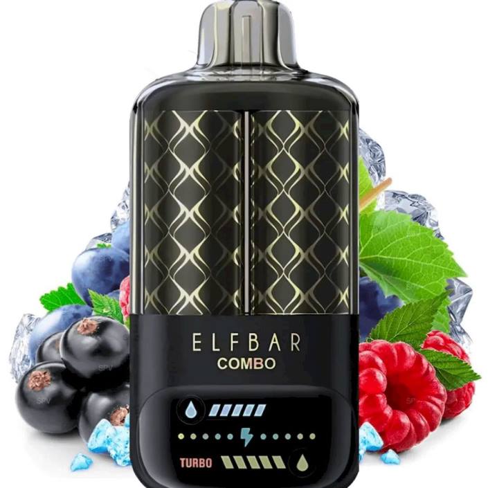 Elf Bar Combo 25000 grosella negra, frambuesa y uva 2B068 Productos De Vapeo Al Por Mayor