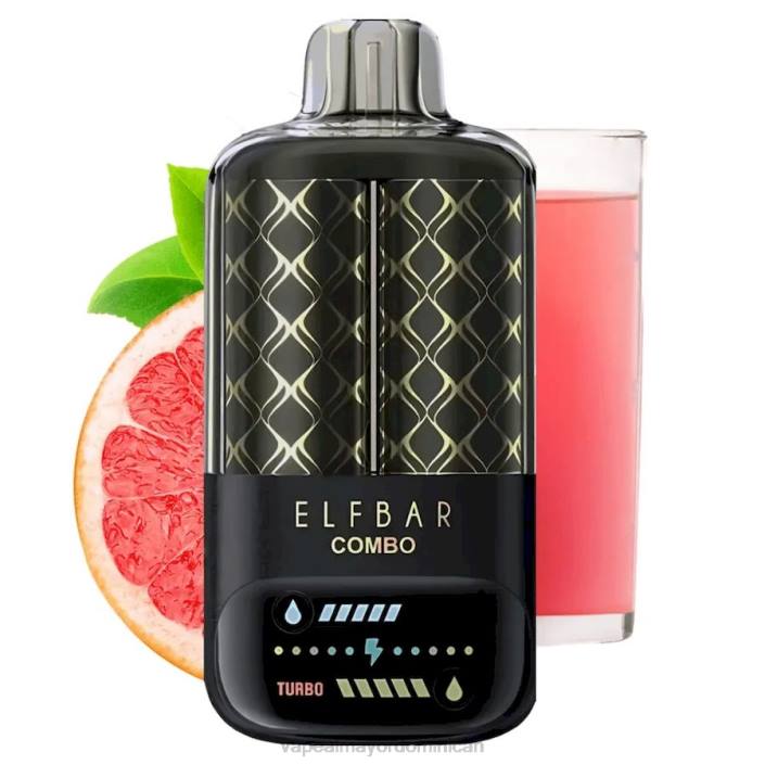 Elf Bar Combo 25000 limonada rosa y pomelo 2B0611 Vape Al Mayor Dominican