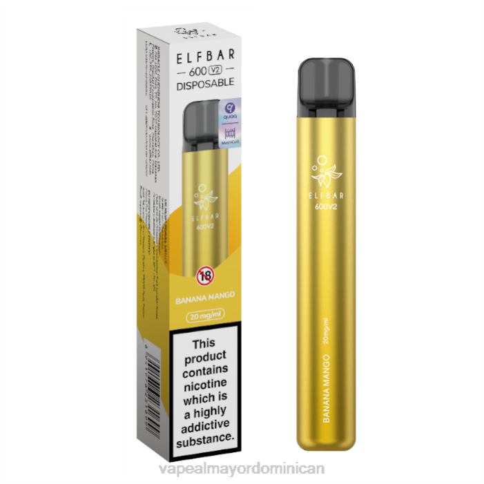 X82D273 - mayorista vapeo plátano mango ELFBAR 600V2 20 mg
