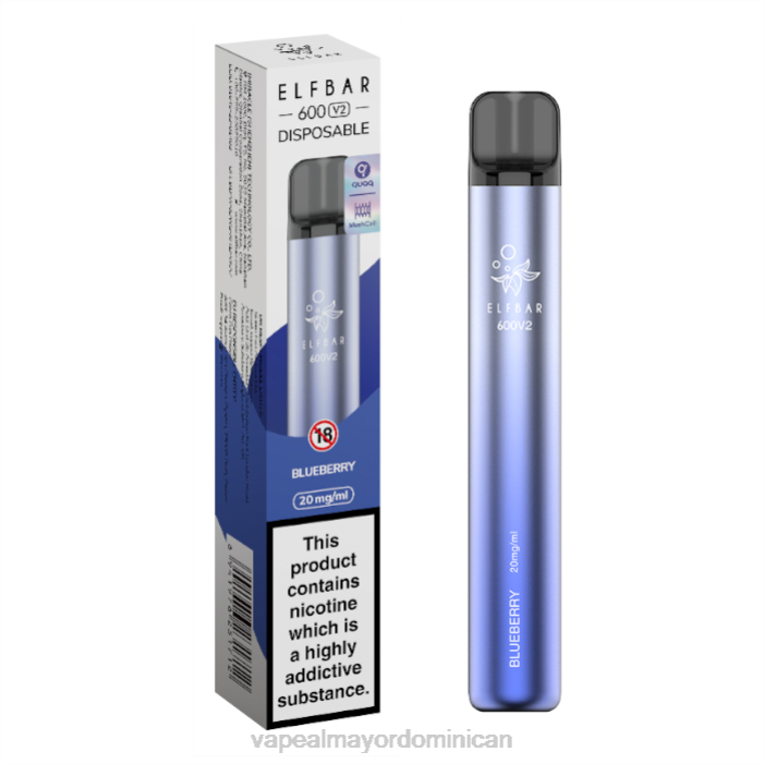 X82D275 - vapeo al por mayor arándano ELFBAR 600V2 20 mg