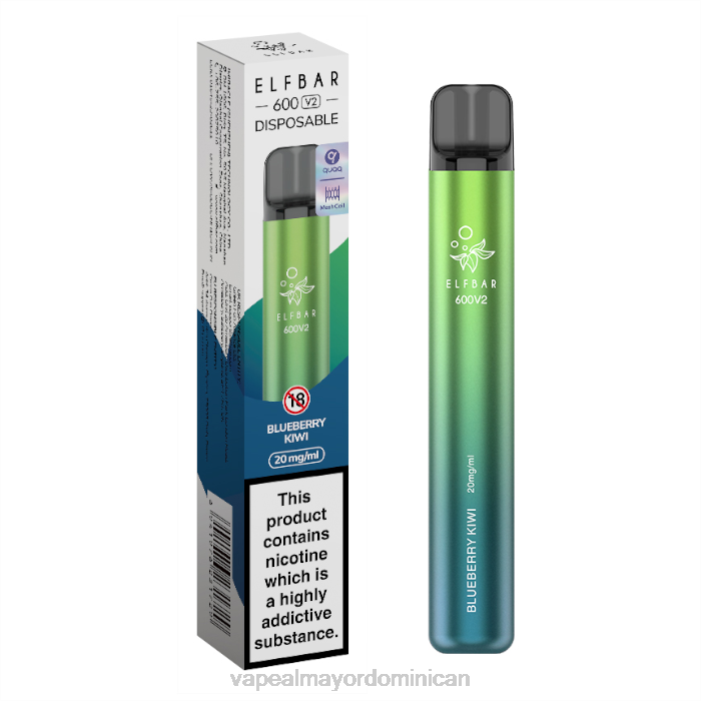 X82D276 - distribuidor vapeo al por mayor kiwi de arándanos ELFBAR 600V2 20 mg