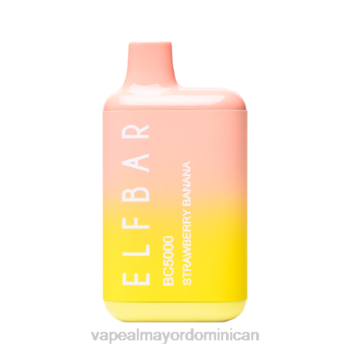 X82D308 - liquido de vape al por mayor en República Dominicana Fresa plátano ELFBAR BC5000