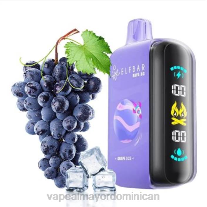 Elf Bar Raya D3 25000 desechable 2B061 Vape Al Mayor Dominican