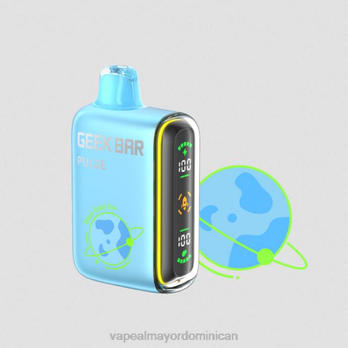 X82D76 - distribuidor vapeo al por mayor hielo azul GEEK BAR Pulse edición planeta 7500 inhalaciones/15000 inhalaciones