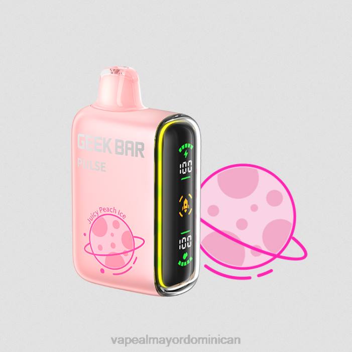 X82D82 - tienda de vapeo al por mayor jugoso hielo de durazno GEEK BAR Pulse edición planeta 7500 inhalaciones/15000 inhalaciones