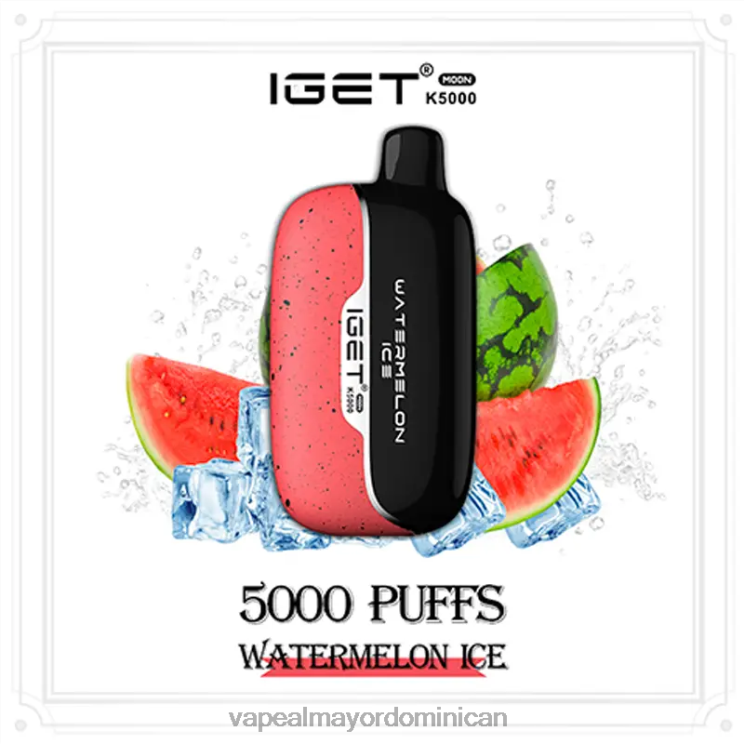 Productos De Vapeo Al Por Mayor 2P60X8 IGET Moon k5000 hielo de sandia