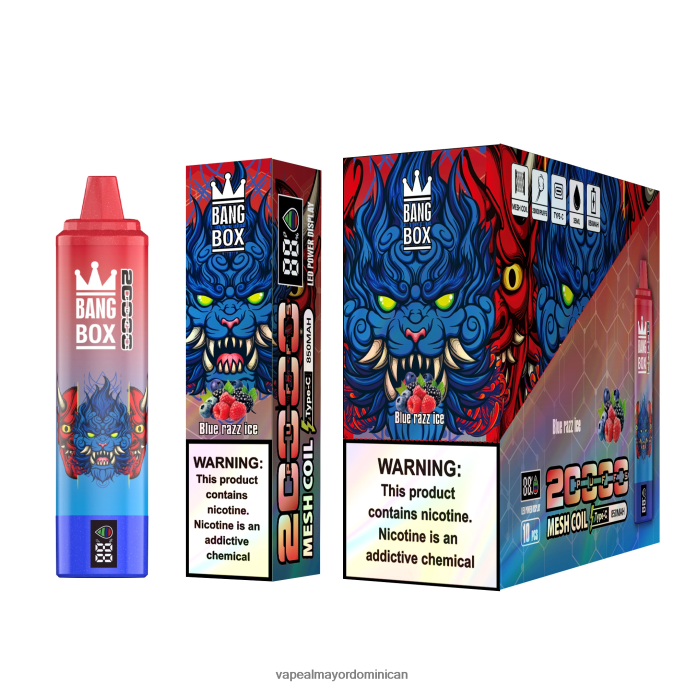 Bang Box 20000 hielo azul 6H0X0459 Mayorista Vapeo
