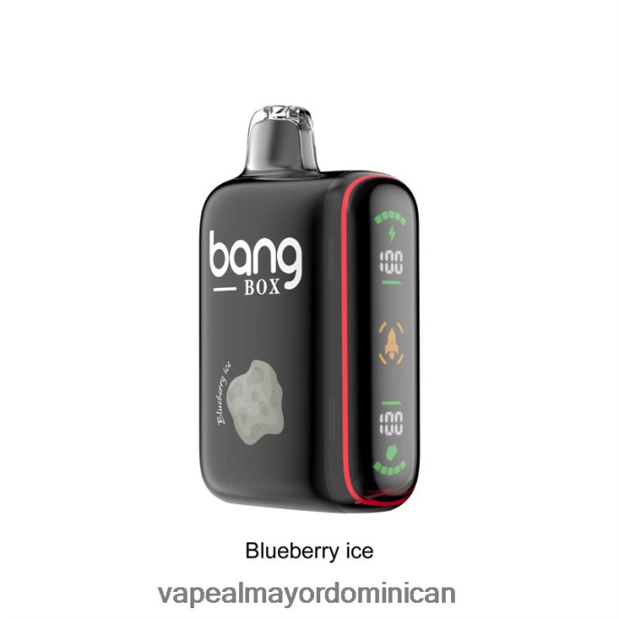 Bang Box Pantalla de potencia inteligente de 9000-18000 inhalaciones hielo de arándanos 6H0X0432 Tienda De Vapeo Al Por Mayor República Dominicana