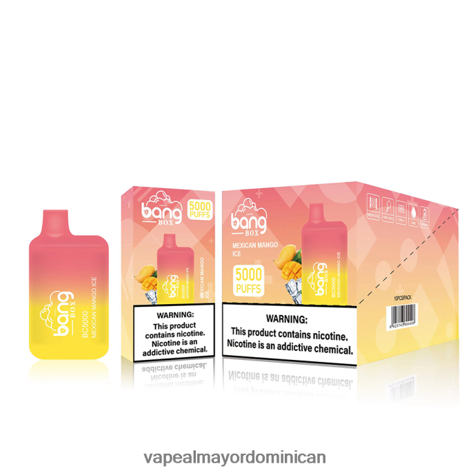 Bang Box bc5000 desechable 6H0X0487 Liquido De Vape Al Por Mayor En República Dominicana
