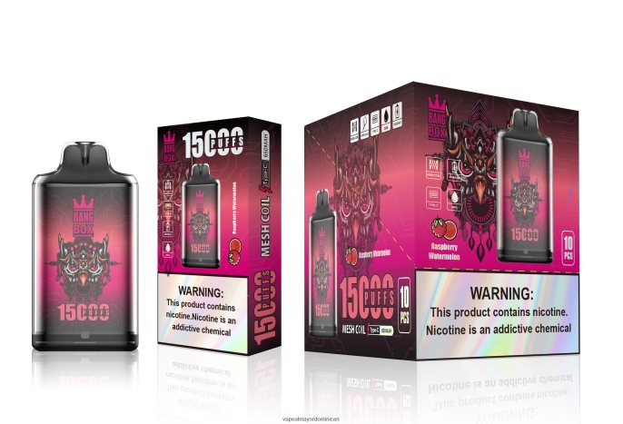 Bang Box s1-15000 bocanadas sandia frambuesa 6H0X04105 Tienda De Vapeo Al Por Mayor
