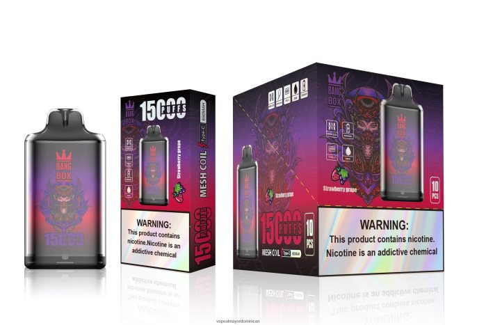Bang Box s1-15000 bocanadas uva fresa 6H0X04111 Mayorista Vapeo