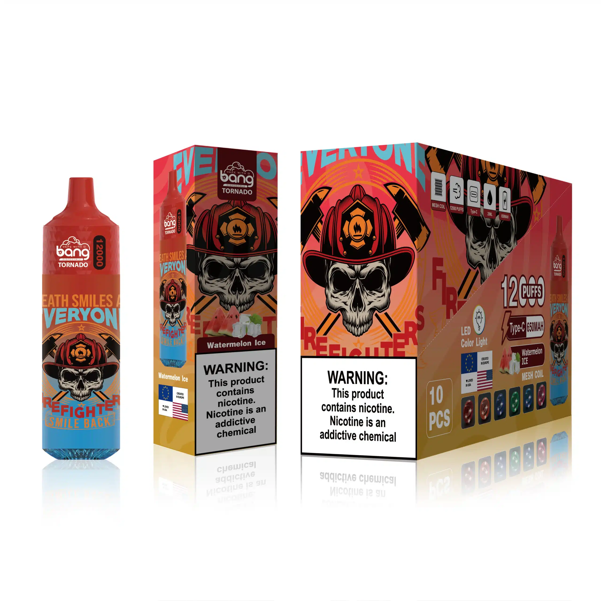 X82D122 - tienda de vapeo al por mayor hielo de sandia Bang Box 12000 bocanadas