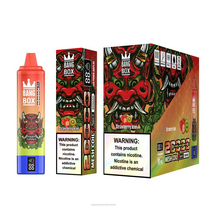 X82D126 - distribuidor vapeo al por mayor kiwi fresa Bang Box 20000
