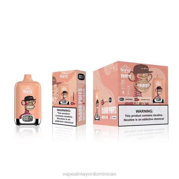 X82D134 - vape desechable cola de cereza Bang Box 15000