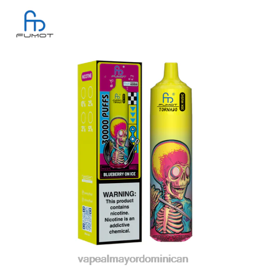 Fumot Tornado música de 30k arándano en hielo V48D04 Vape Desechable