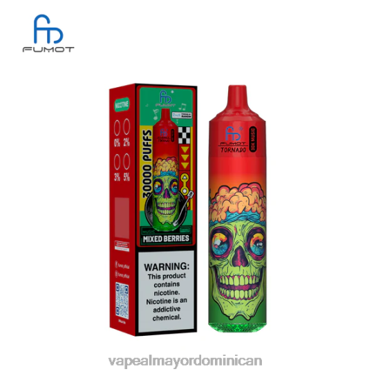 Fumot Tornado música de 30k bayas mixtas V48D018 Productos De Vapeo Al Por Mayor