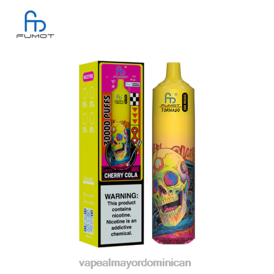 Fumot Tornado música de 30k cola de cereza V48D08 Productos De Vapeo Al Por Mayor