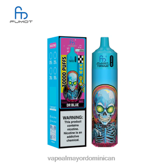 Fumot Tornado música de 30k doctor azul V48D012 Tienda De Vapeo Al Por Mayor República Dominicana