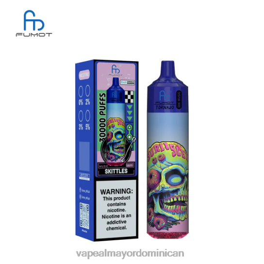 Fumot Tornado música de 30k juego de bolos V48D024 Vape Desechable