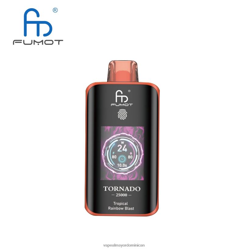 Fumot Tornado 25000 vaporizadores desechables explosión del arco iris tropical T680R813 Mayorista Vapeo