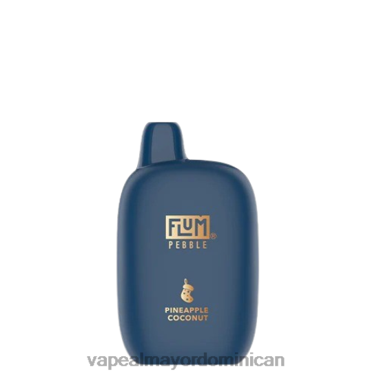 Liquido De Vape Al Por Mayor En República Dominicana 860409 FLUM PEBBLES 6000 caladas (edición navideña) coco piña