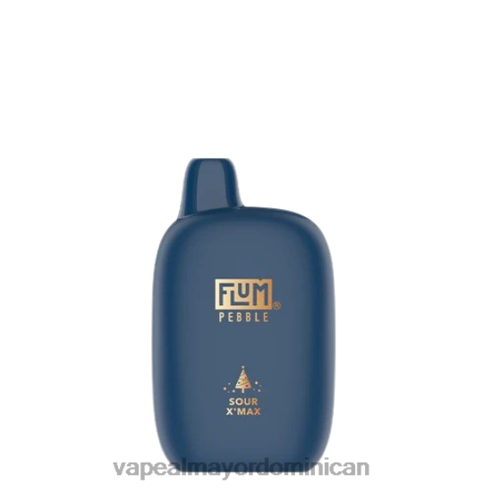 Mayorista Vape 8604010 FLUM PEBBLES 6000 caladas (edición navideña) agrio xmax