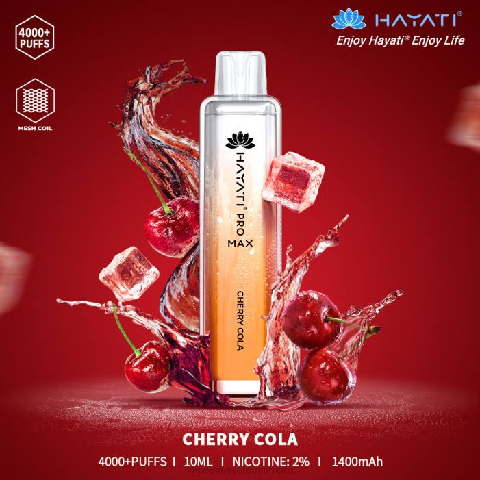 X82D154 - vape desechable cola de cereza Hayati Pro Max 4000