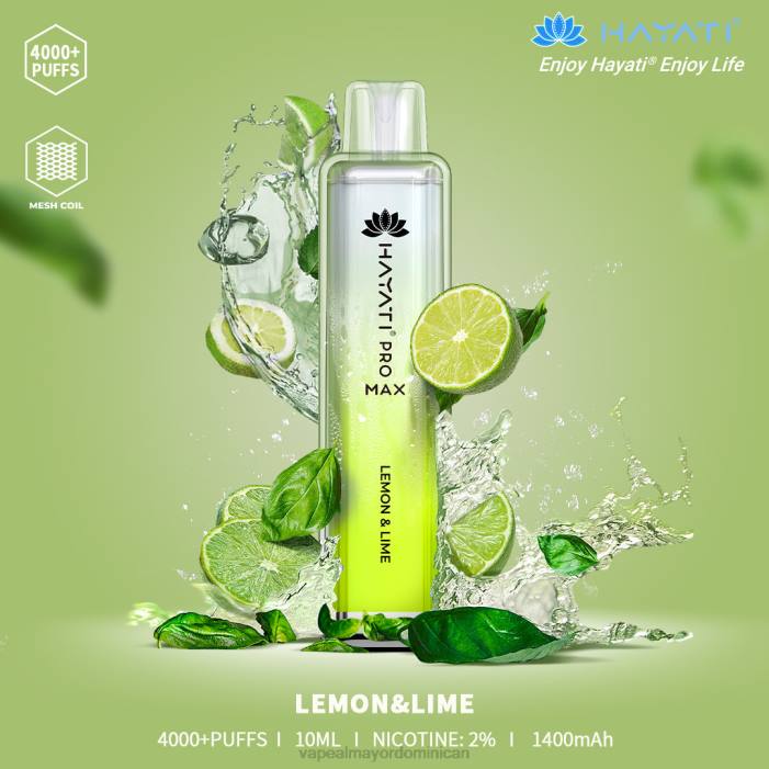 X82D163 - mayorista vapeo Lima Limon Hayati Pro Max 4000