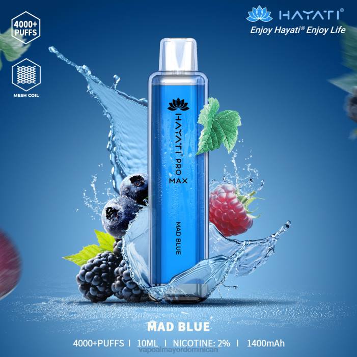 X82D164 - vape desechable azul loco Hayati Pro Max 4000