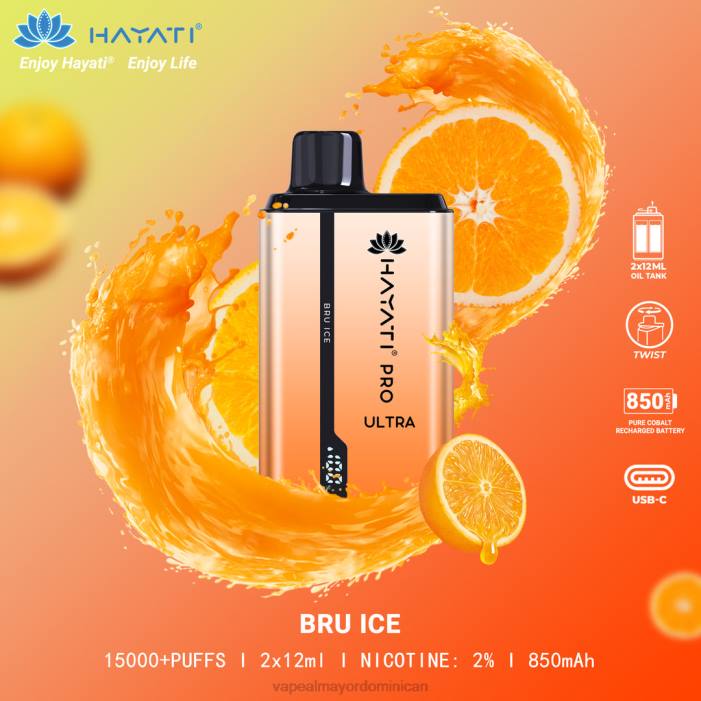 X82D203 - mayorista vapeo bru hielo Hayati Pro Ultra
