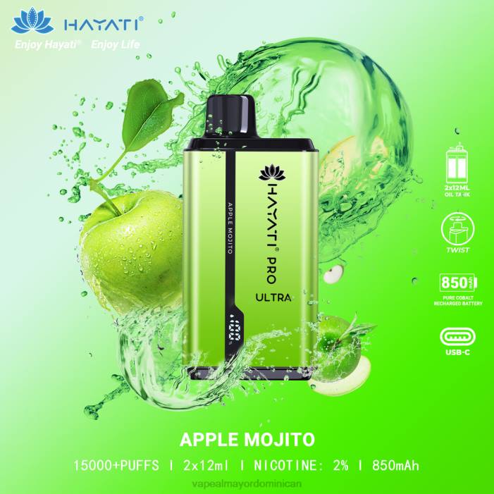 X82D205 - vapeo al por mayor mojito de manzana Hayati Pro Ultra