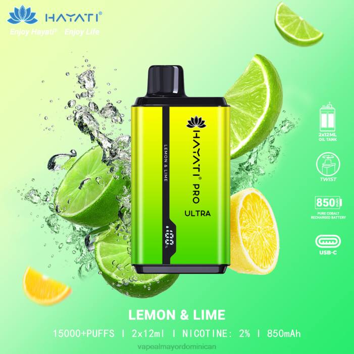 X82D208 - liquido de vape al por mayor en República Dominicana Lima Limon Hayati Pro Ultra