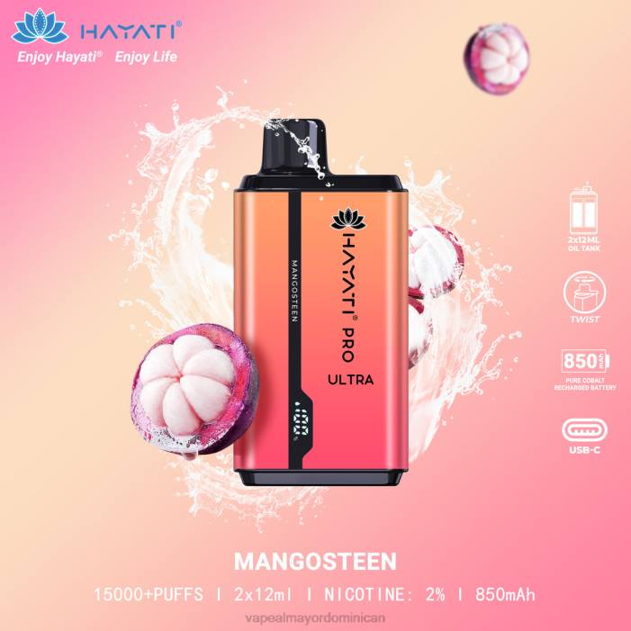 X82D210 - tienda de vapeo al por mayor República Dominicana mangostán Hayati Pro Ultra
