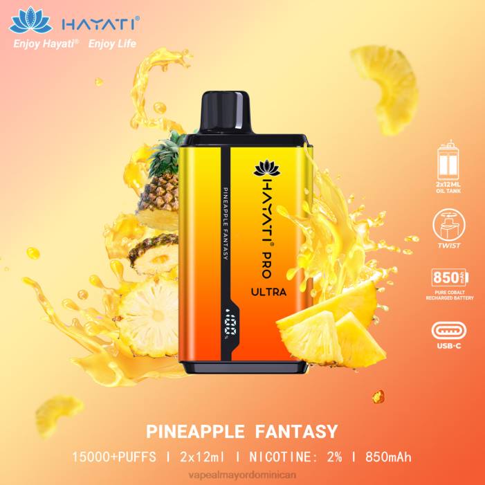 X82D213 - mayorista vapeo fantasía de piña Hayati Pro Ultra